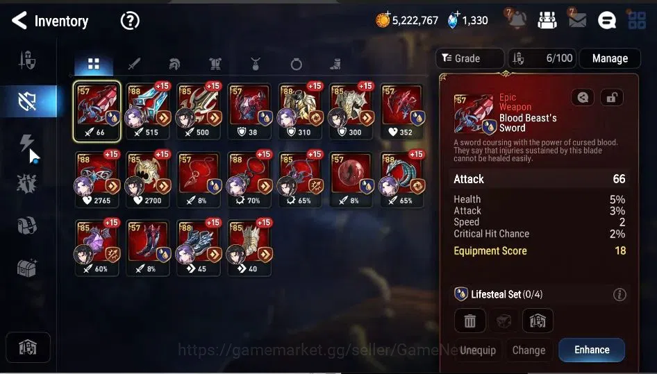 Epic Seven Accounts GLOBAL Unverif|New Era|2 ML(Rhiana&Luciel,Dark Cor image 15