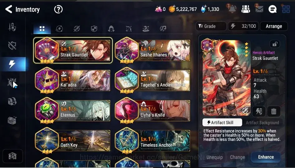 Epic Seven Accounts GLOBAL Unverif|New Era|2 ML(Rhiana&Luciel,Dark Cor image 16