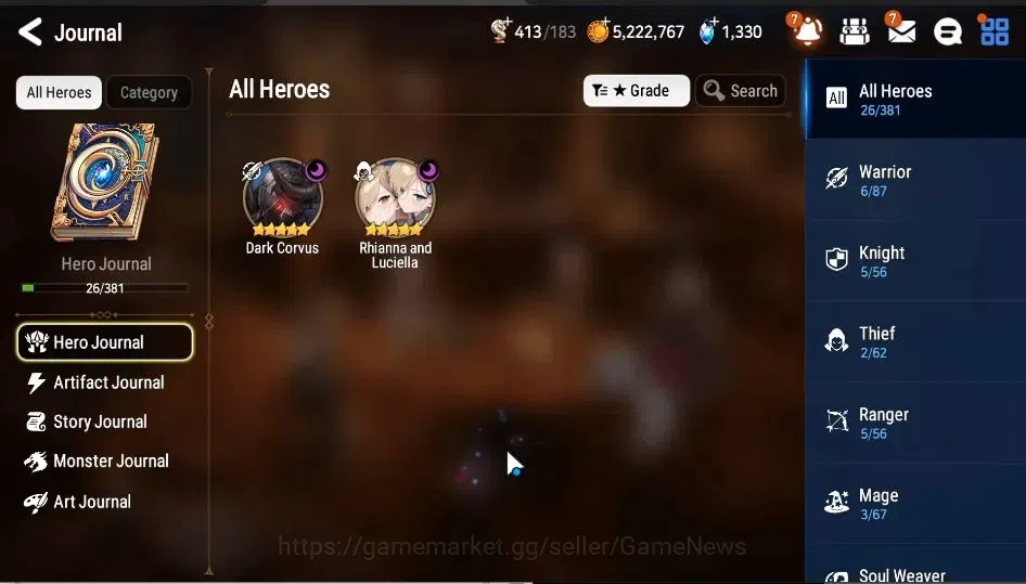 Epic Seven Accounts GLOBAL Unverif|New Era|2 ML(Rhiana&Luciel,Dark Cor image 5