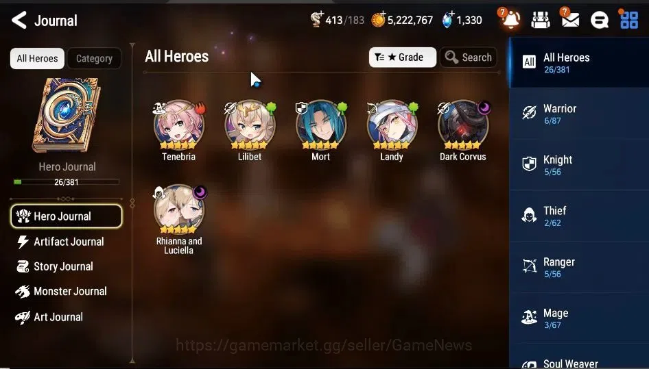 Epic Seven Accounts GLOBAL Unverif|New Era|2 ML(Rhiana&Luciel,Dark Cor image 6