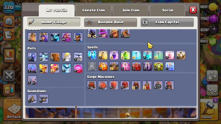 Clash of Clans Accounts TH18-BH 10|LV 220|HH 11|BK 84,AQ 95,GW 69,MP 65,RC image 4