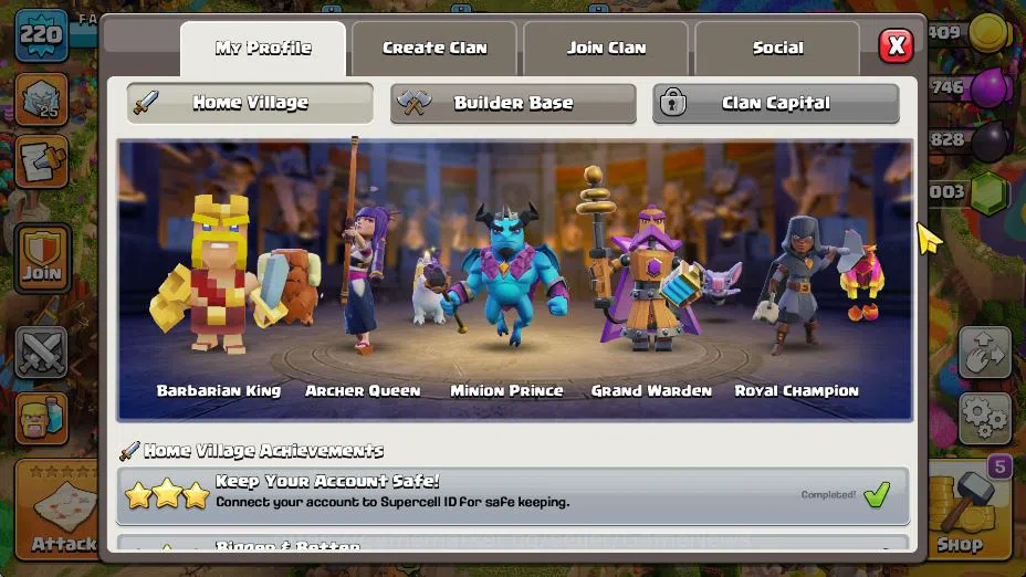 Clash of Clans Accounts TH18-BH 10|LV 220|HH 11|BK 84,AQ 95,GW 69,MP 65,RC image 5
