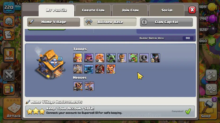 Clash of Clans Accounts TH18-BH 10|LV 220|HH 11|BK 84,AQ 95,GW 69,MP 65,RC image 7