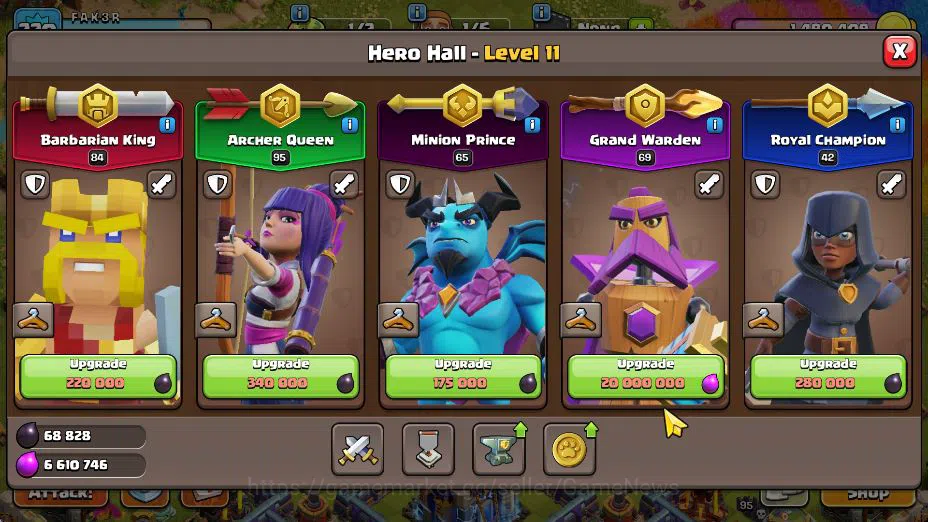 Clash of Clans Accounts TH18-BH 10|LV 220|HH 11|BK 84,AQ 95,GW 69,MP 65,RC image 8