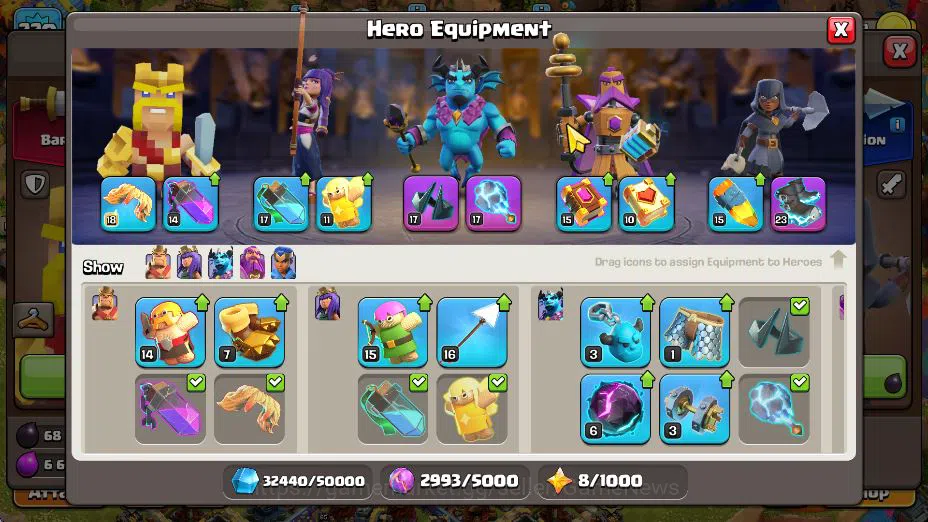 Clash of Clans Accounts TH18-BH 10|LV 220|HH 11|BK 84,AQ 95,GW 69,MP 65,RC image 9