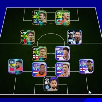 eFootball Accounts Legends & Iconic Players Android|Power 2860|1310 Coin|Epic Gareth