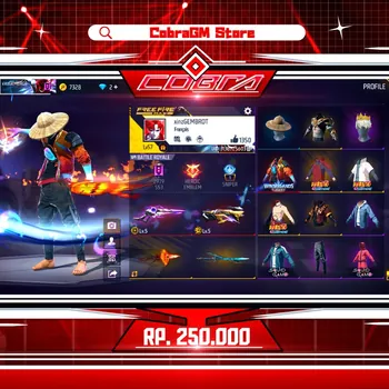 Free Fire Accounts Akun Free Fire Vault 206 - Evo 2 - FrostFire - Jerami - FJoker - Naruto - Squid Game - Sg Evo