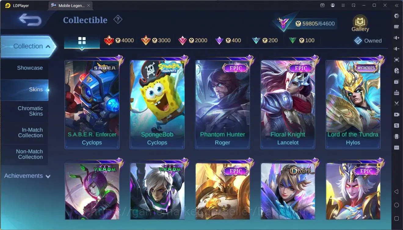 Mobile Legends: Bang Bang Accounts Collector Global|Hero 90|Skin 210|Renowned|KOF Chou|Prime Granger|CC Aurora|5STAR 11
