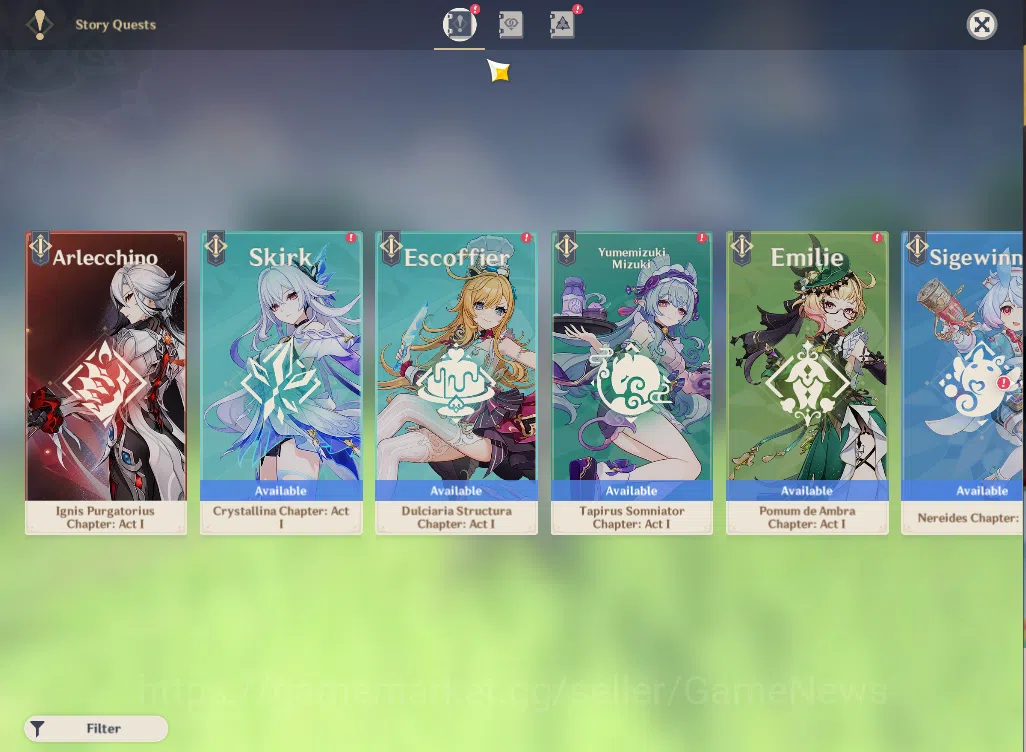 Genshin Impact Accounts ASIA|AR57|8Limited+4(*5Weapon)|Varesa,Arlecchino,F image 12
