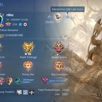 Mobile Legends: Bang Bang Accounts Collector Global|138H 425S|Exalted|Legend Franco||Prime Beatrix|Prime Yu Zhong|Prime