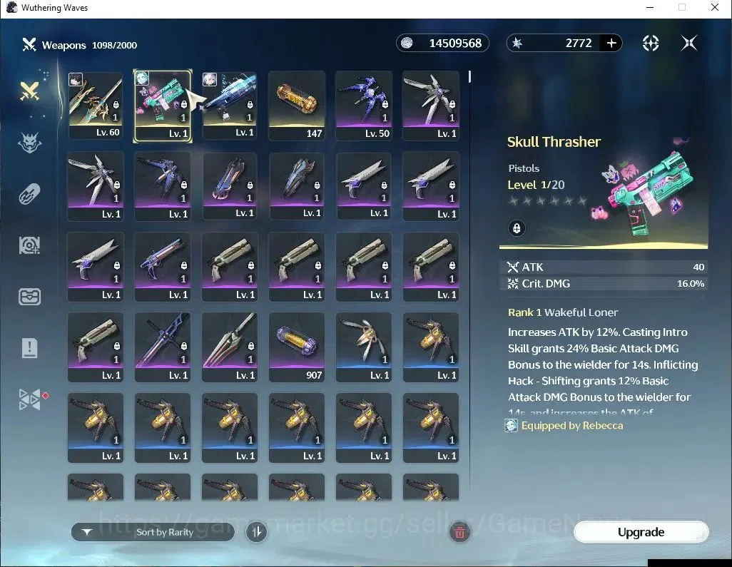 Wuthering Waves Accounts NA |UL 47|2 Limited|[Lucy RC 6,Rebecca RC 2] + Sig image 6