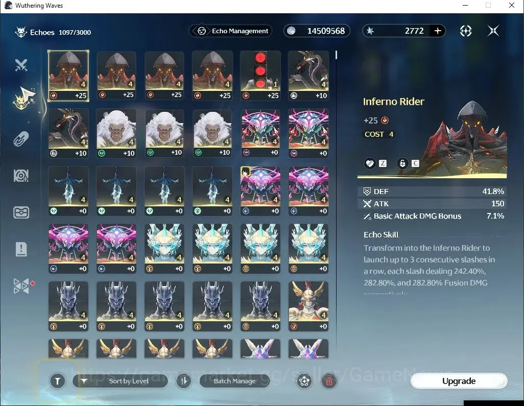 Wuthering Waves Accounts NA |UL 47|2 Limited|[Lucy RC 6,Rebecca RC 2] + Sig image 7