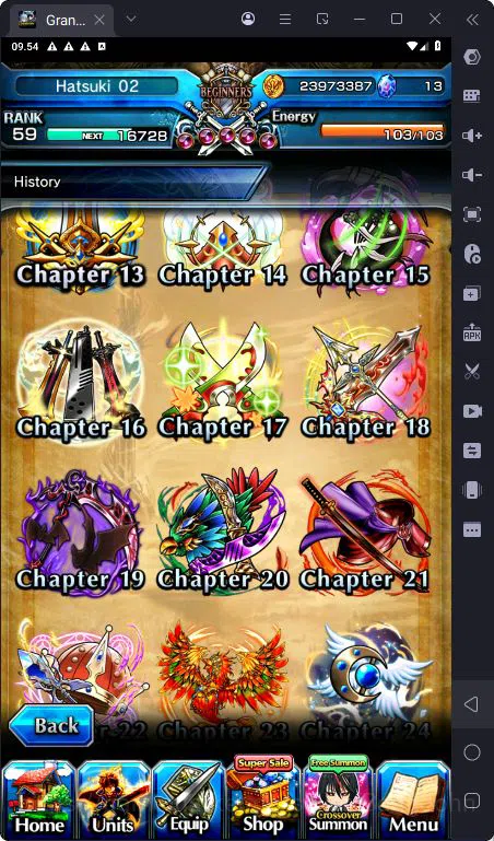 Grand Summoners Accounts [GLOBAL] Rank 59 | 24 Ascend | Okarun TW | Paladin image 7