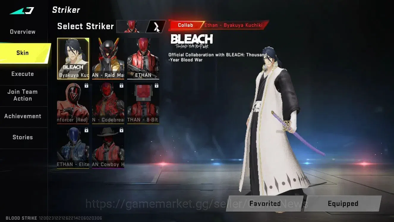 Blood Strike Accounts ASIA|Collab BLEACH[Byakuya Kuchiki]|ULTRA ETHAN-Ra image 3