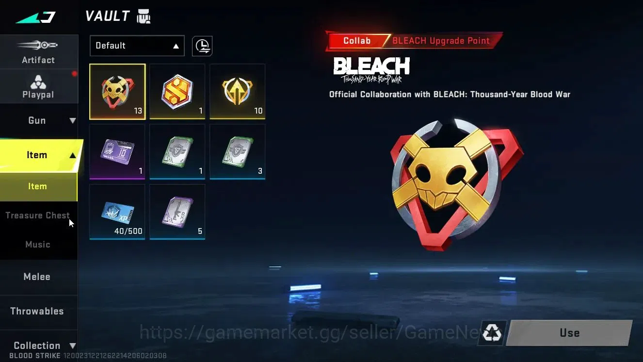 Blood Strike Accounts ASIA|Collab BLEACH[Byakuya Kuchiki]|ULTRA ETHAN-Ra image 7