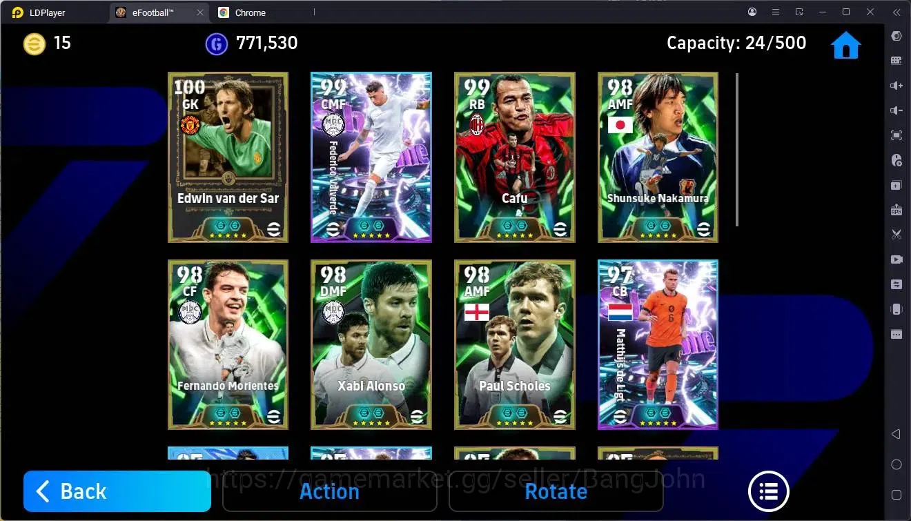 eFootball Accounts Mobile |PW 3200|Epic Cruyff,Cafu,Nakamura,Alonso,S image 3