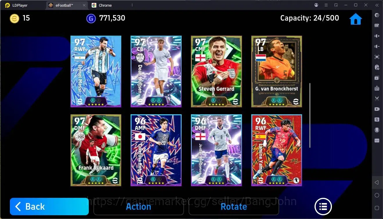 eFootball Accounts Mobile |PW 3200|Epic Cruyff,Cafu,Nakamura,Alonso,S image 4