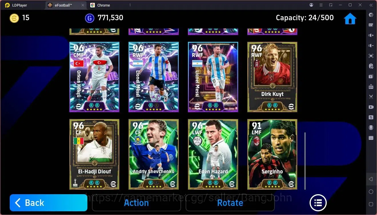 eFootball Accounts Mobile |PW 3200|Epic Cruyff,Cafu,Nakamura,Alonso,S image 5