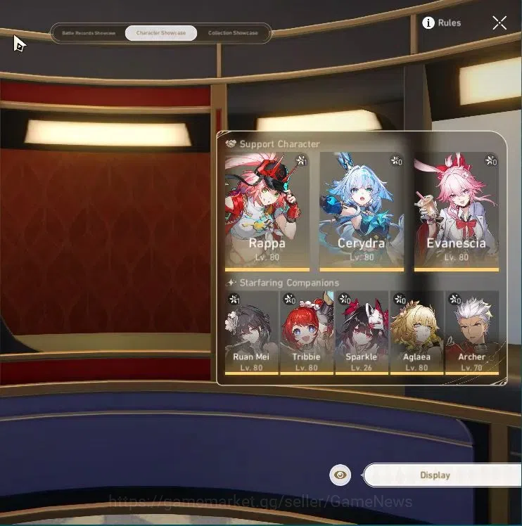 Honkai Star Rail Accounts Asia|TL 65|10 Limited|[Rappa E1,Tribbie]+Sign,Evan image 2