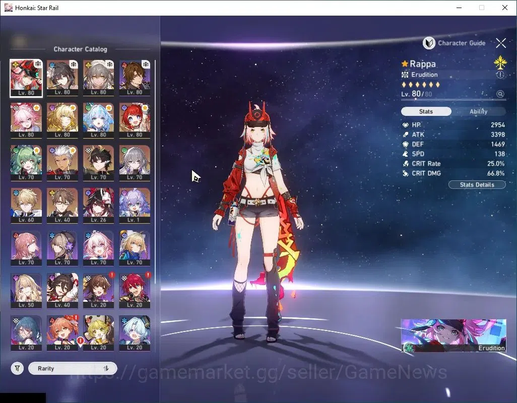 Honkai Star Rail Accounts Asia|TL 65|10 Limited|[Rappa E1,Tribbie]+Sign,Evan image 4