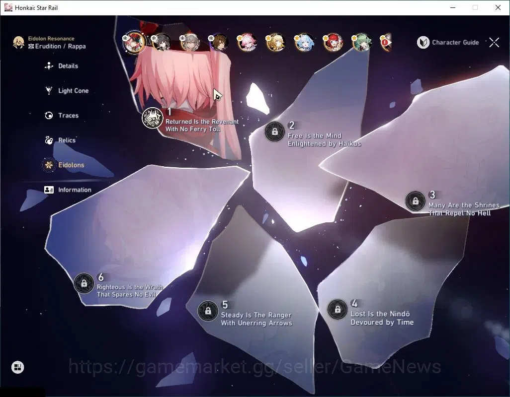 Honkai Star Rail Accounts Asia|TL 65|10 Limited|[Rappa E1,Tribbie]+Sign,Evan image 5