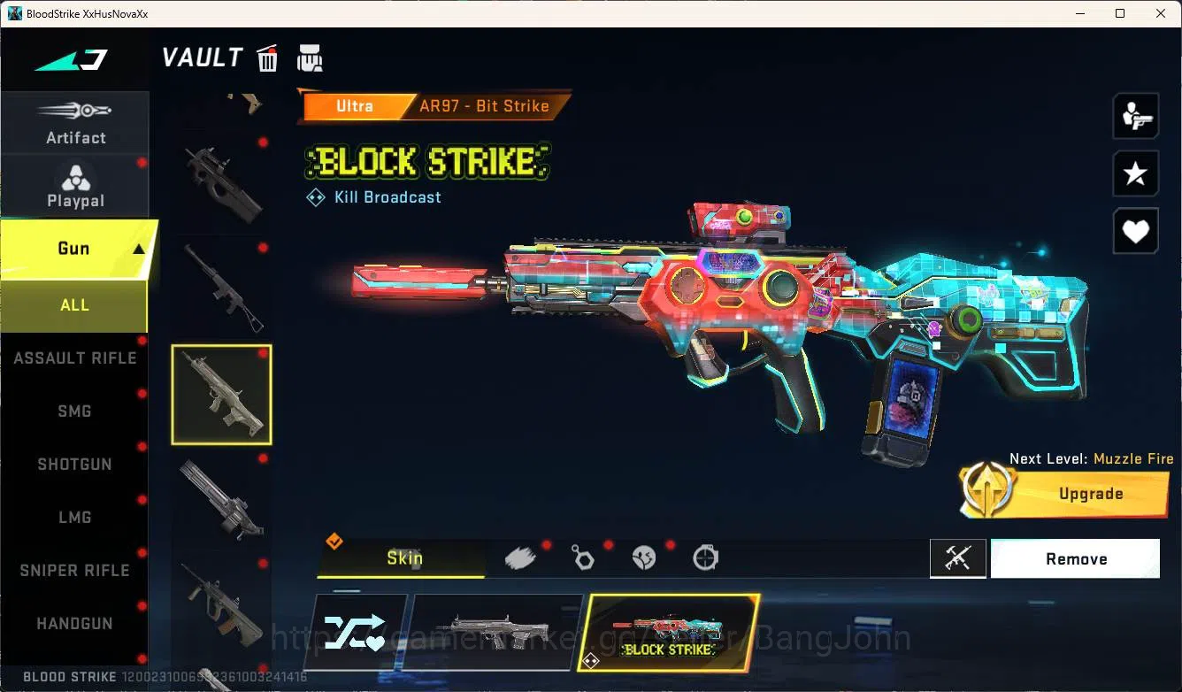 Blood Strike Accounts ASIA, eternal nova nightmare, eternal mp5, ultra v image 10