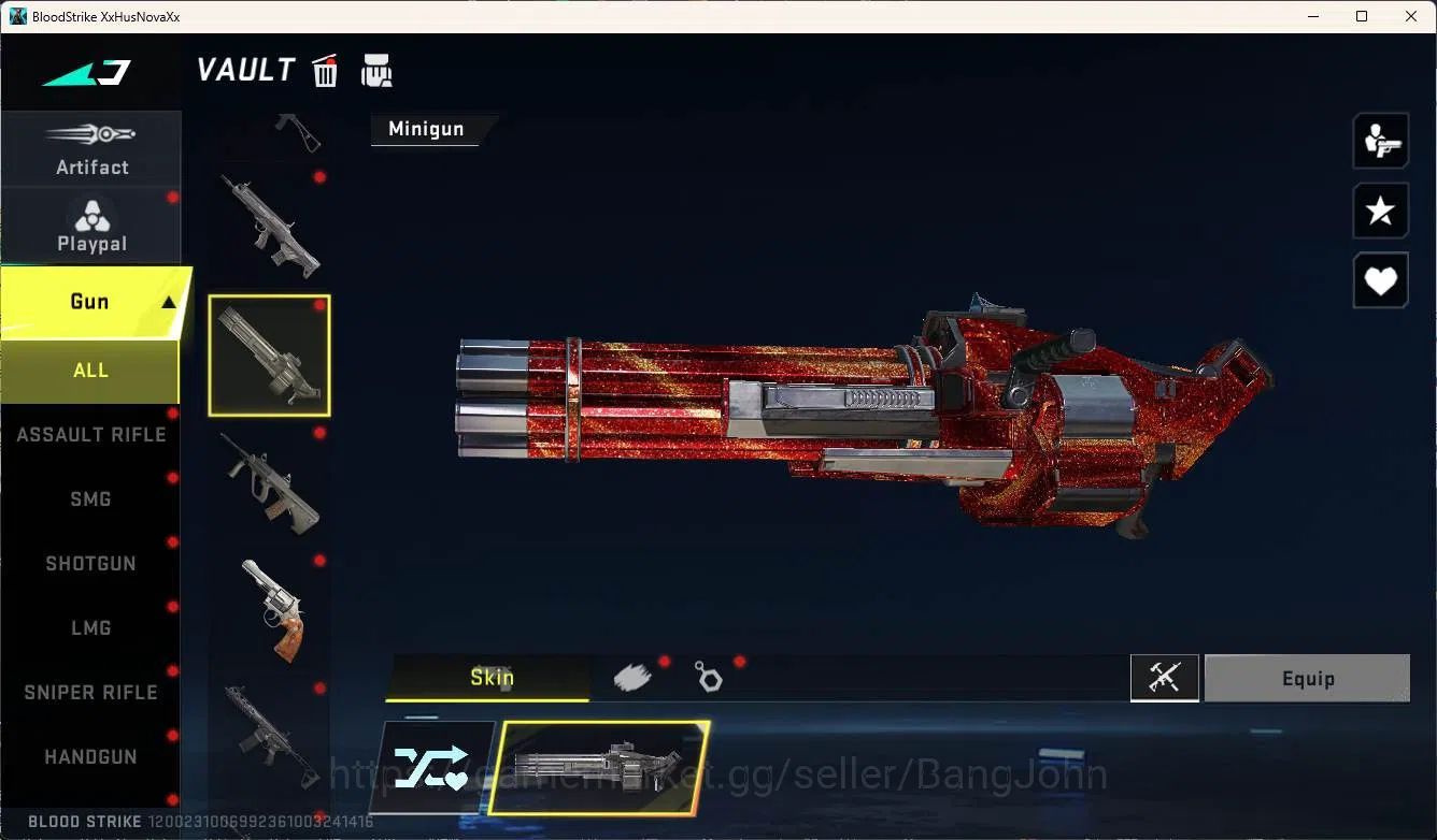 Blood Strike Accounts ASIA, eternal nova nightmare, eternal mp5, ultra v image 11