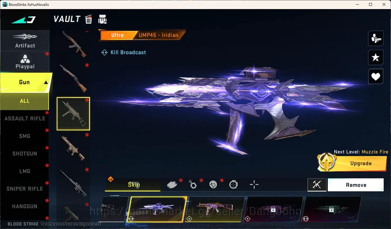 Blood Strike Accounts ASIA, eternal nova nightmare, eternal mp5, ultra v image 17