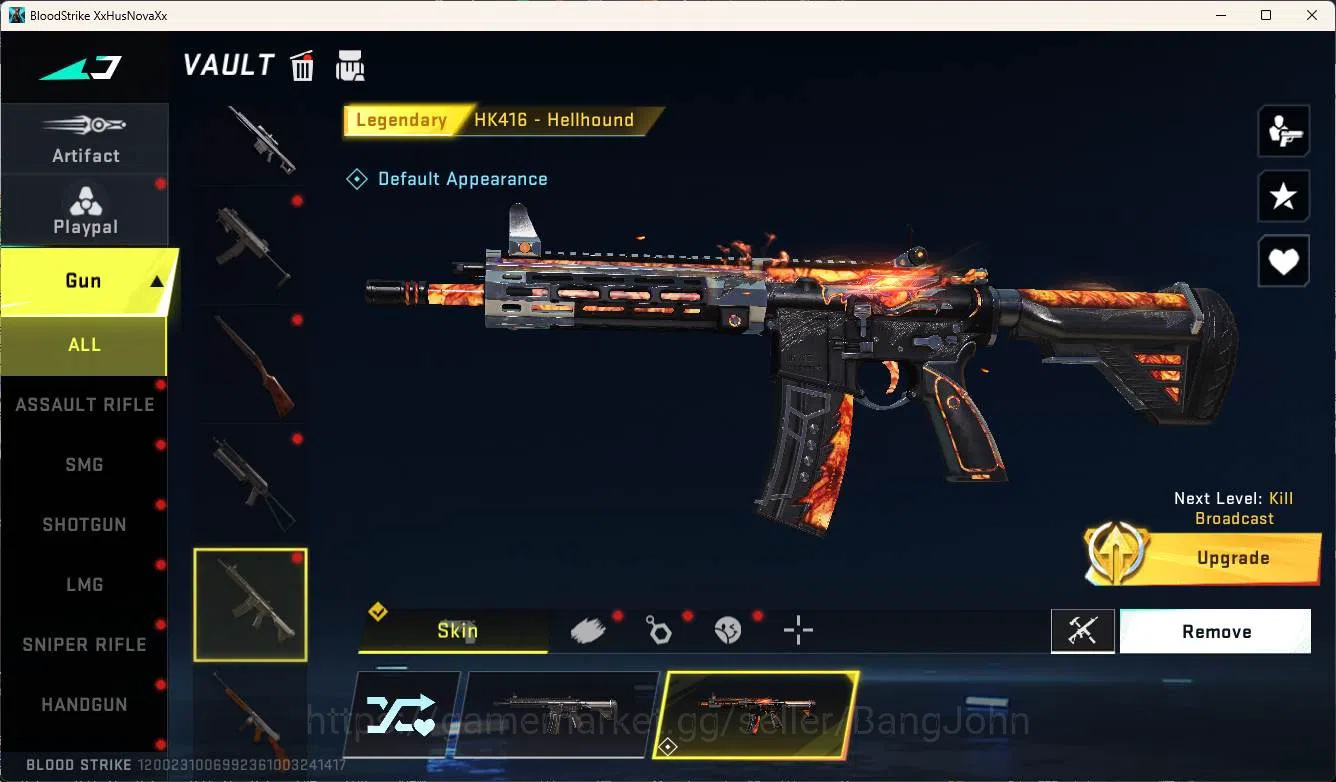 Blood Strike Accounts ASIA, eternal nova nightmare, eternal mp5, ultra v image 19