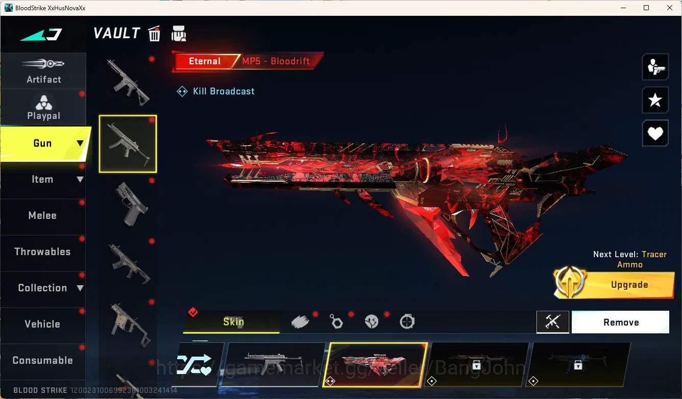 Blood Strike Accounts ASIA, eternal nova nightmare, eternal mp5, ultra v image 2