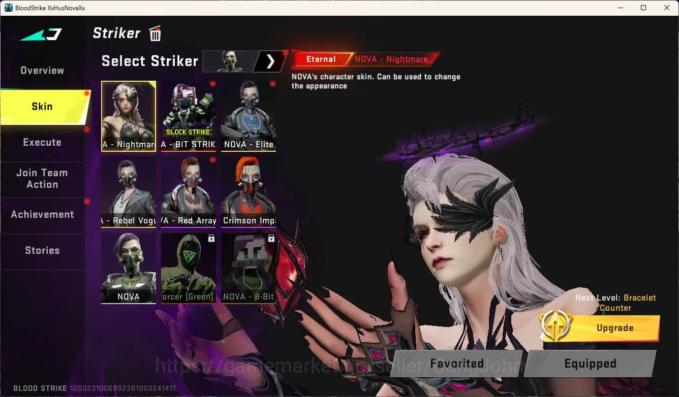 Blood Strike Accounts ASIA, eternal nova nightmare, eternal mp5, ultra v image 20