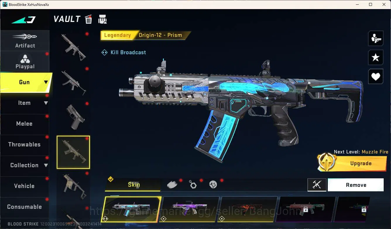 Blood Strike Accounts ASIA, eternal nova nightmare, eternal mp5, ultra v image 4
