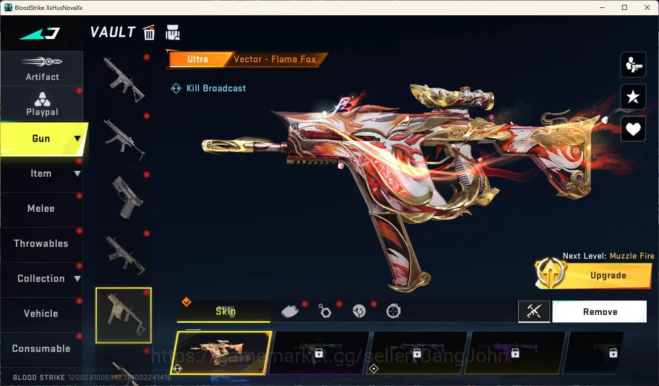 Blood Strike Accounts ASIA, eternal nova nightmare, eternal mp5, ultra v image 5