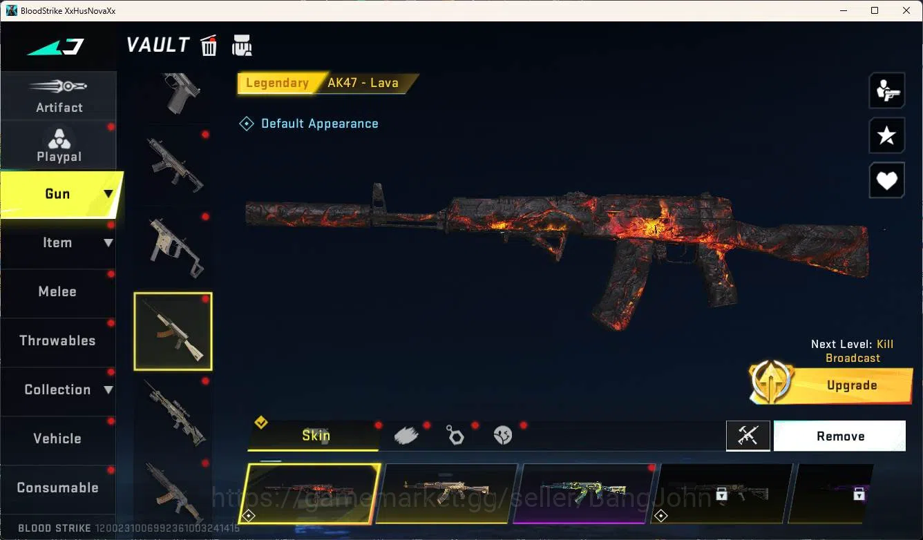 Blood Strike Accounts ASIA, eternal nova nightmare, eternal mp5, ultra v image 6