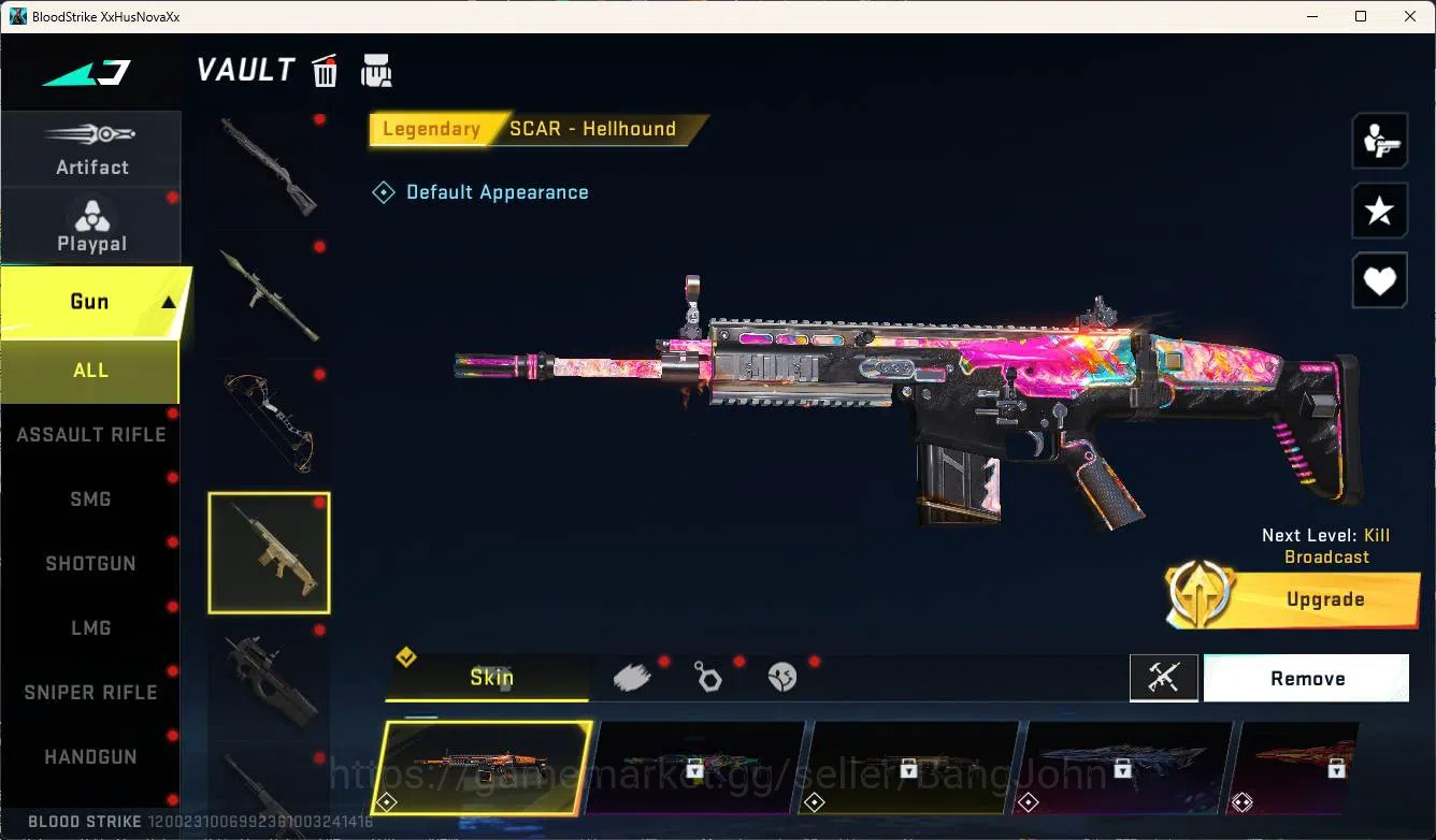Blood Strike Accounts ASIA, eternal nova nightmare, eternal mp5, ultra v image 9
