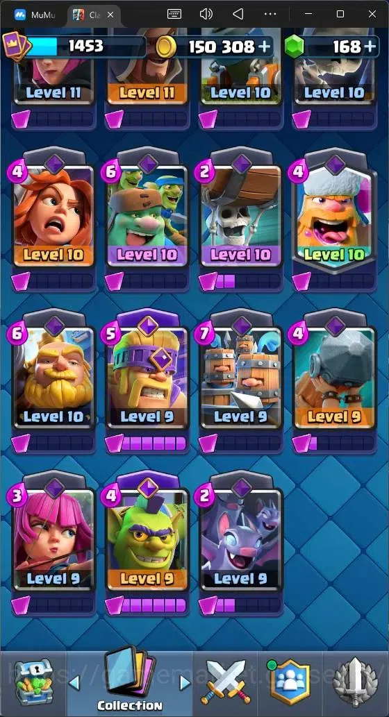 Clash Royale Accounts High-End Global |CL 1453|KTL 14|Trophy 10000|121 Cards|3 L15|8 Champ|6 Hero|11 Evo|Arena 25|168 10