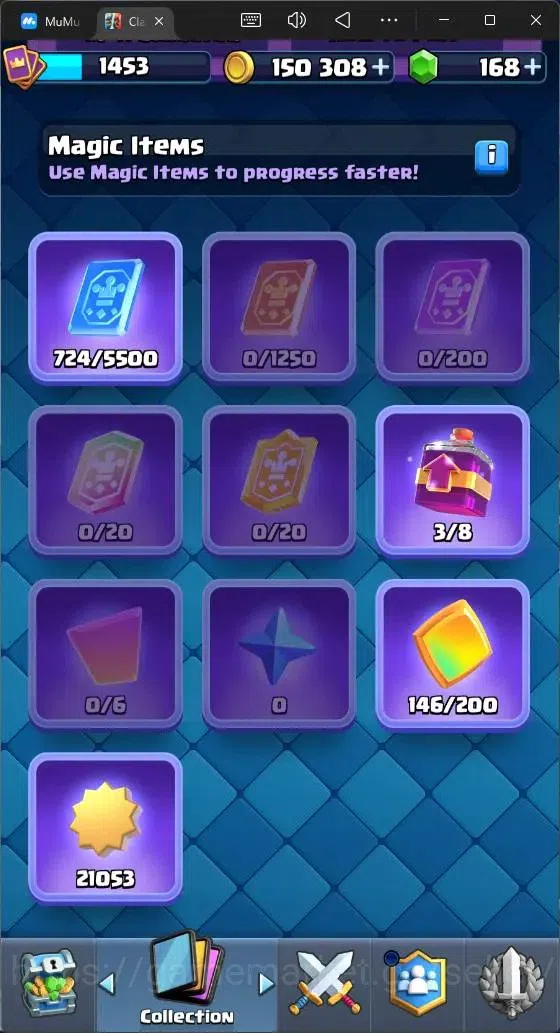 Clash Royale Accounts High-End Global |CL 1453|KTL 14|Trophy 10000|121 Cards|3 L15|8 Champ|6 Hero|11 Evo|Arena 25|168 15