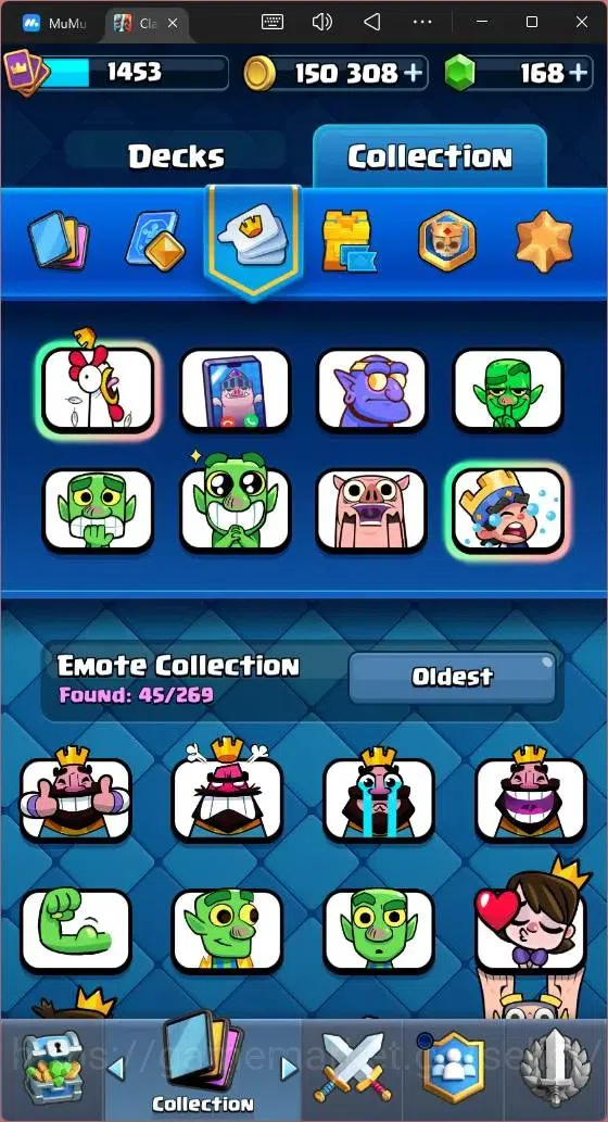 Clash Royale Accounts High-End Global |CL 1453|KTL 14|Trophy 10000|121 Cards|3 L15|8 Champ|6 Hero|11 Evo|Arena 25|168 16