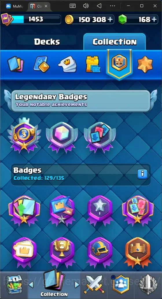 Clash Royale Accounts High-End Global |CL 1453|KTL 14|Trophy 10000|121 Cards|3 L15|8 Champ|6 Hero|11 Evo|Arena 25|168 19