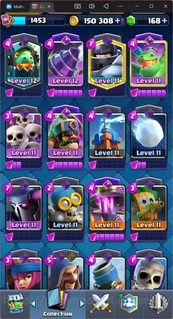 Clash Royale Accounts High-End Global |CL 1453|KTL 14|Trophy 10000|121 Cards|3 L15|8 Champ|6 Hero|11 Evo|Arena 25|168 9