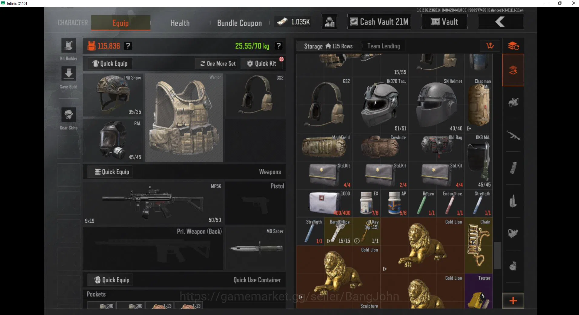 Arena Breakout Accounts Others MOBILE| LV 30, SV 35M, CV 21 M, CN on, Many skin WP, Many Rare item. more detail CHeck SS 4