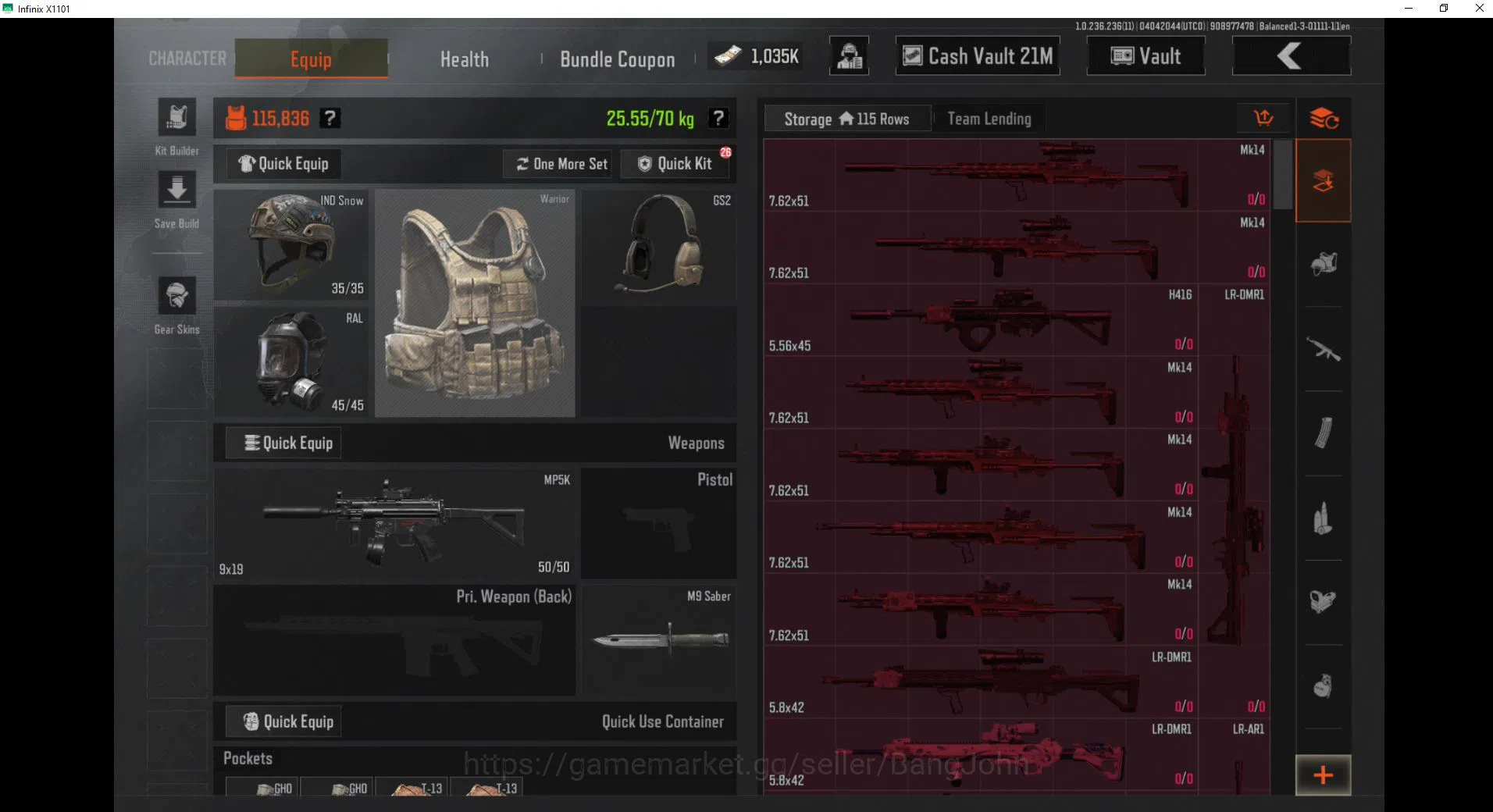 Arena Breakout Accounts Others MOBILE| LV 30, SV 35M, CV 21 M, CN on, Many skin WP, Many Rare item. more detail CHeck SS 5