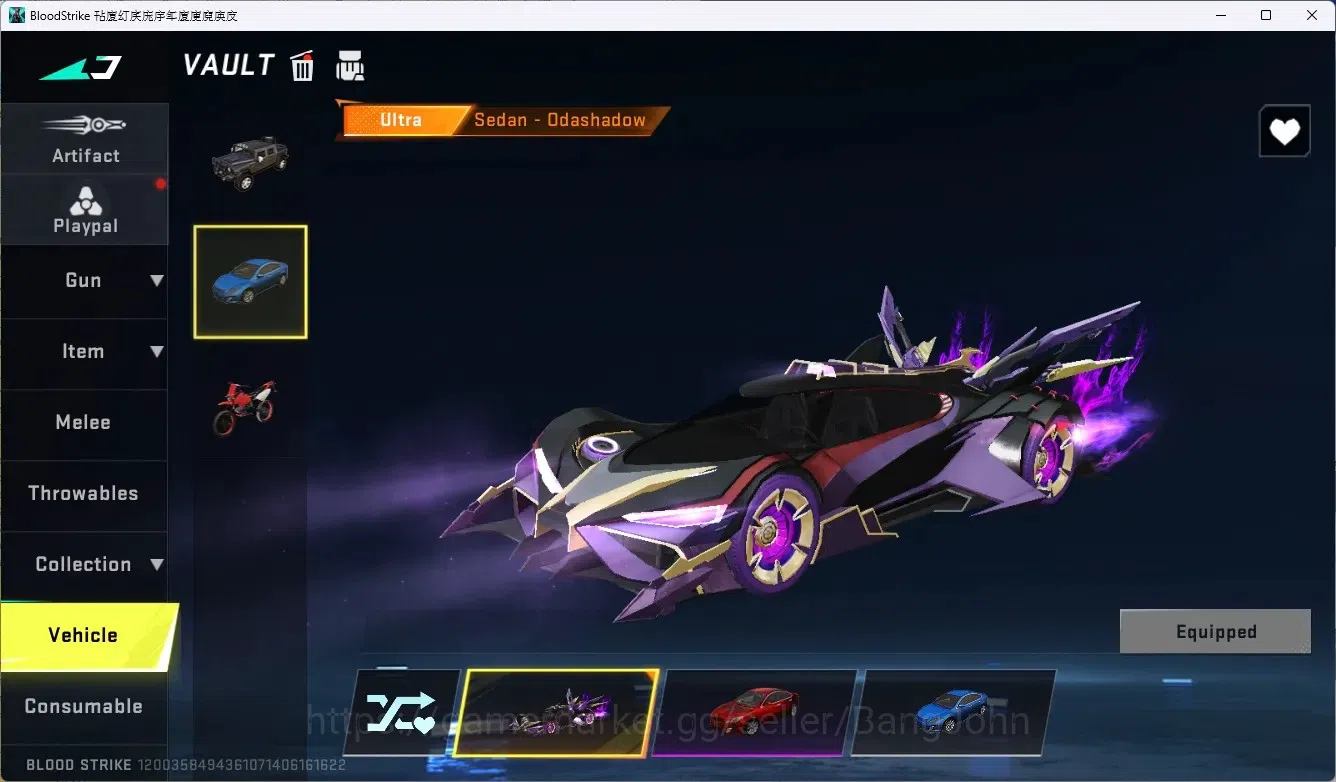 Blood Strike Accounts ASIA | 1 ULTRA MELEE KUKRI-NEXORA |ULTRA SEDAN| 6 image 9