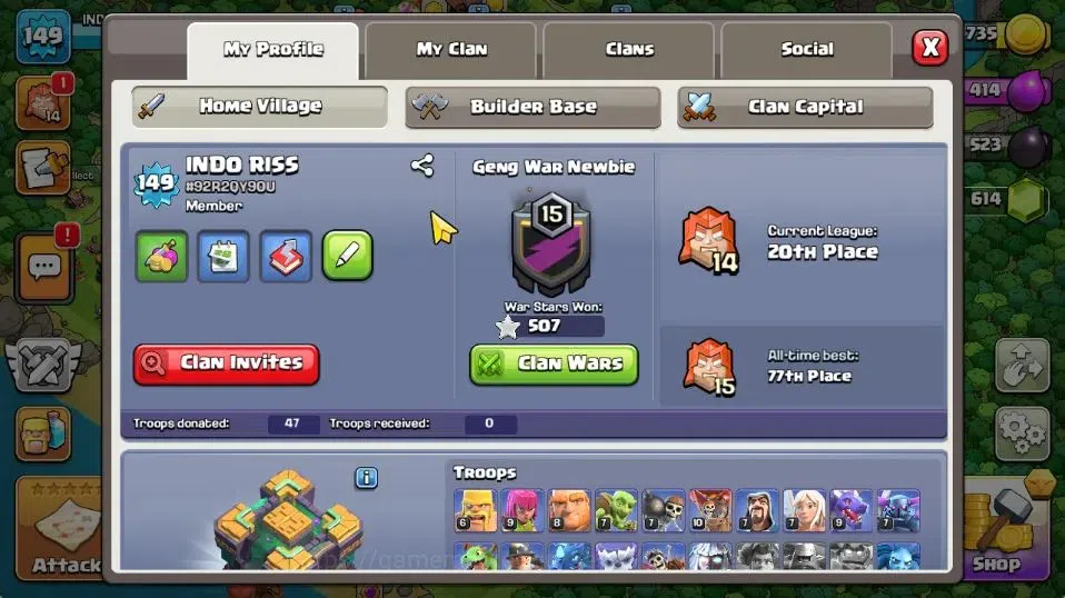 Clash of Clans Accounts TH 14-BH 9|LV 149|HH 8|BK 68,AQ 67,GW 46,MP 40,RC  image 2