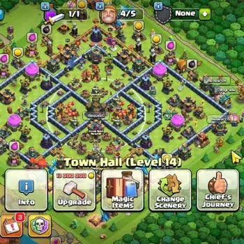 Clash of Clans High-End TH 14-BH 9|LV 149|HH 8|BK 68,AQ 67,GW 46,MP 40,RC  image 1