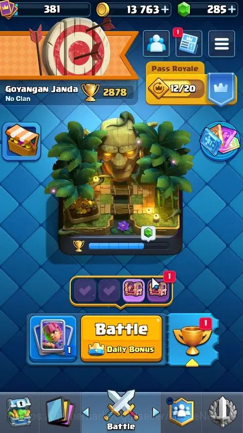 Clash Royale Accounts Lv 381|Trophy 2878|KTL 9|Card 49/121|1 Hero 2 EVO image 1