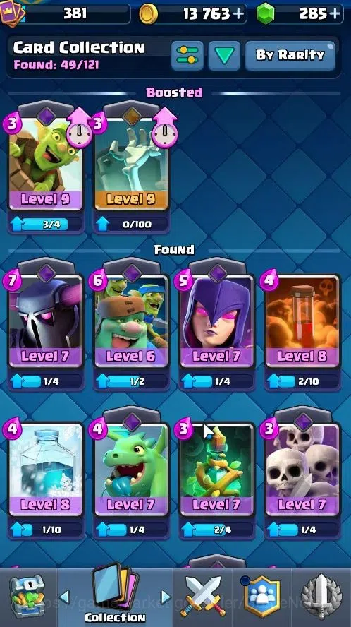 Clash Royale Accounts Lv 381|Trophy 2878|KTL 9|Card 49/121|1 Hero 2 EVO image 13