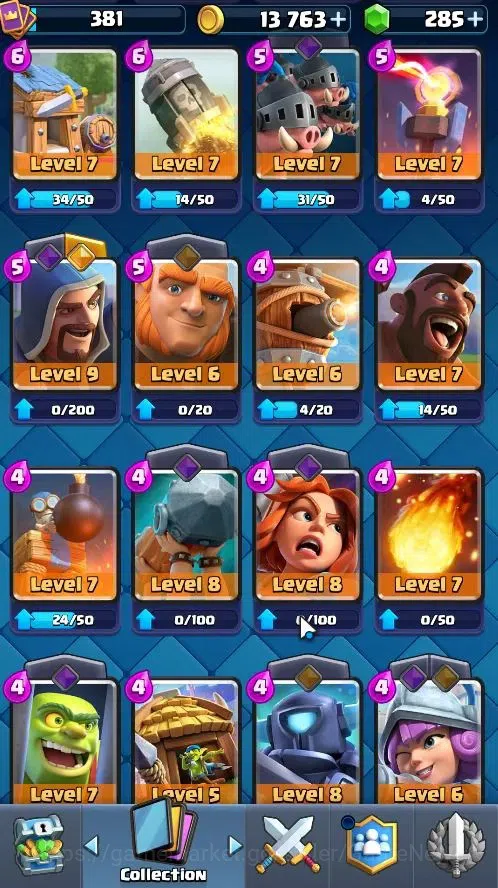 Clash Royale Accounts Lv 381|Trophy 2878|KTL 9|Card 49/121|1 Hero 2 EVO image 14