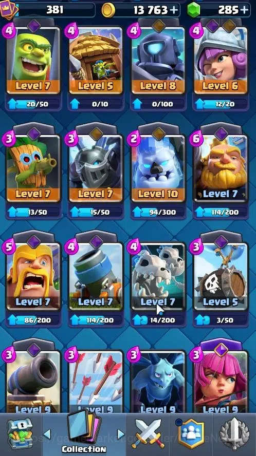 Clash Royale Accounts Lv 381|Trophy 2878|KTL 9|Card 49/121|1 Hero 2 EVO image 15