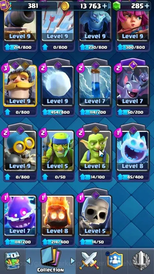 Clash Royale Accounts Lv 381|Trophy 2878|KTL 9|Card 49/121|1 Hero 2 EVO image 16